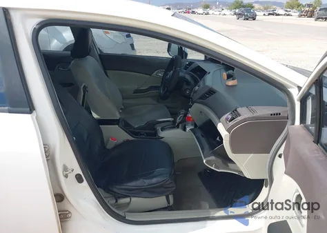 2012 Honda Civic Lx z USA, uszkodzony, nr VIN 2HGFB2F52CH587161